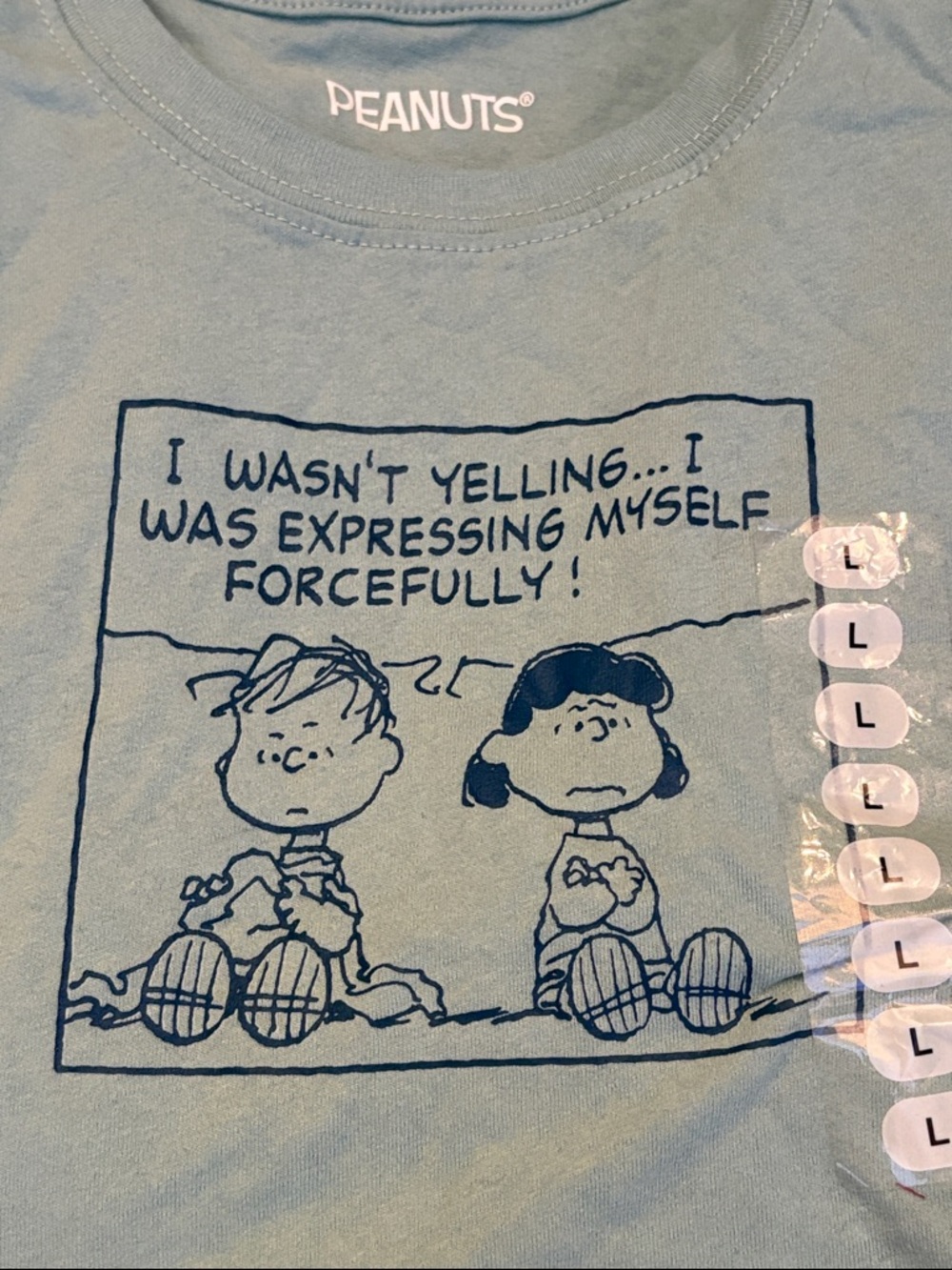 Peanuts Graphic T-Shirt Size L NWT - Picture 2 of 9